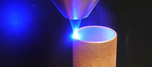 Process of cladding and additive manufacturing on copper with copper powder by Laserline diode lasers