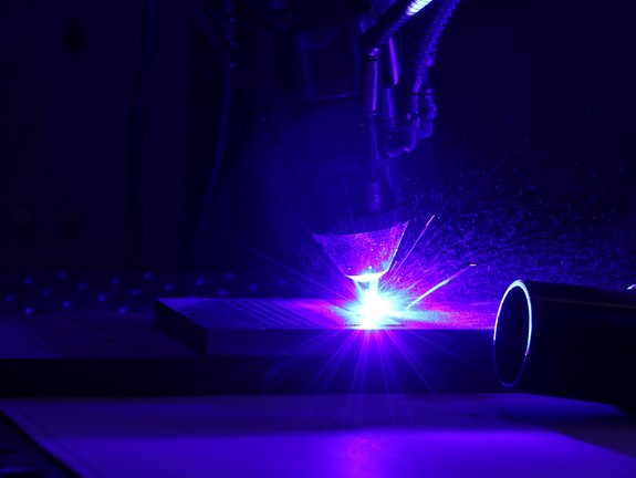 Blue laser cladding of copper by Laserline diode lasers